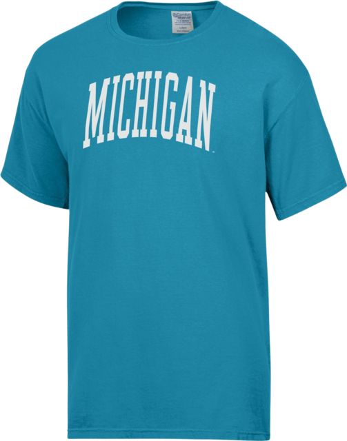 Michigan Wolverines Garment Dyed Short Sleeve T-Shirt - ONLINE ONLY