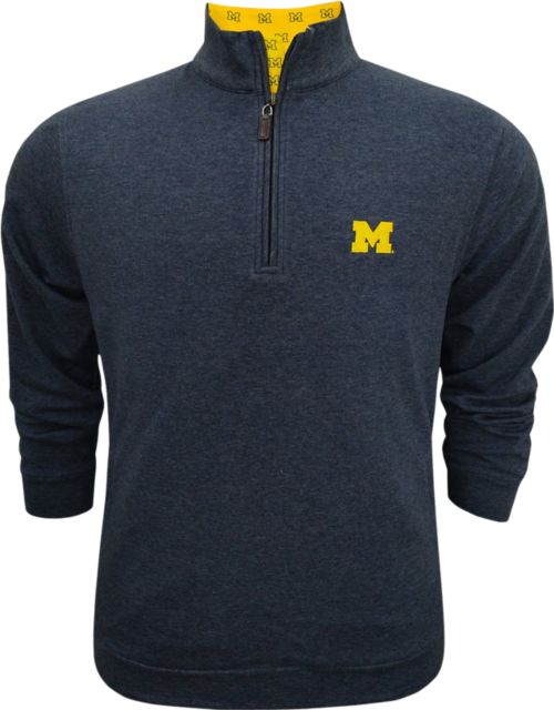 SOFT 1/4 ZIP W TEA/NAVY/SM/.