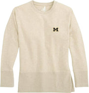 Michigan Wolverines Women's Brittany Crewneck Sweatshirt