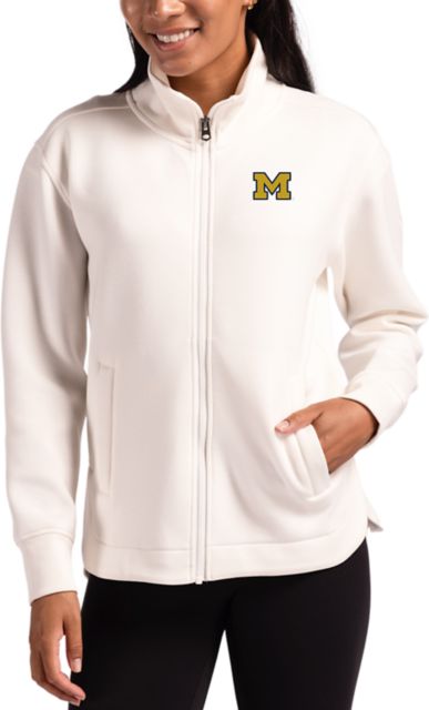 Michigan Wolverines Cutter & Buck Women's Roam Eco Full-Zip Jacket