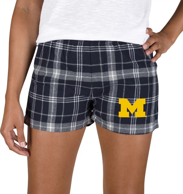Michigan Wolverines Women's Flannel Shorts