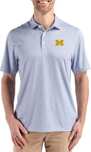 Michigan Wolverines Pike Eco Diamond Dot Print Polo 