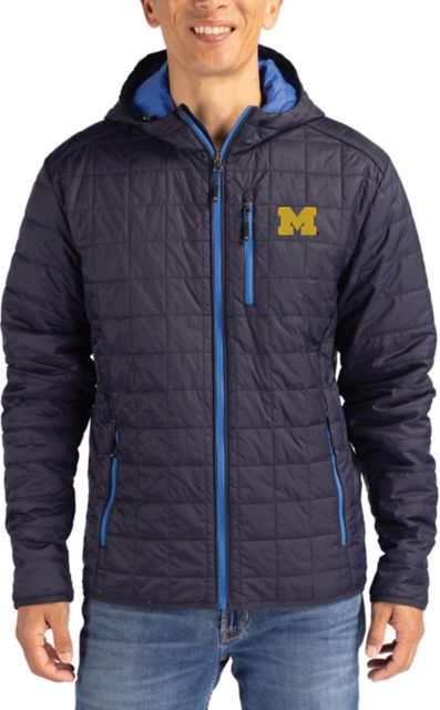 Michigan Wolverines Rainier Primaloft Eco Full Zip Hooded Jacket 