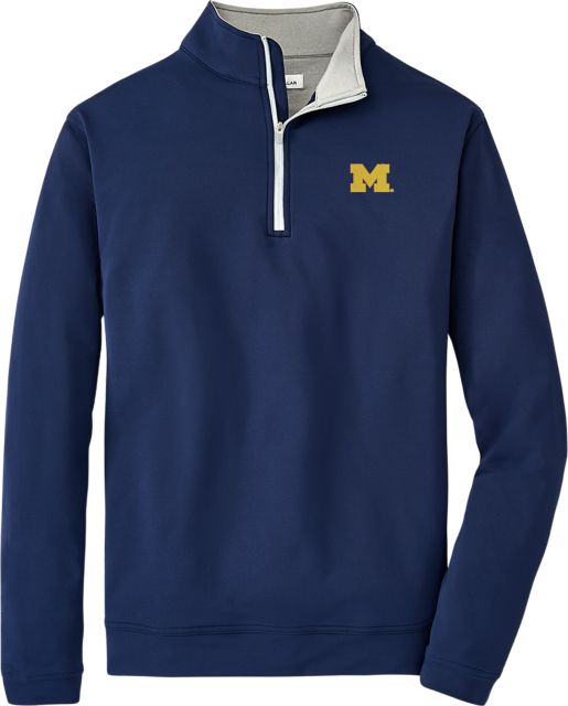 Michigan Wolverines Perth Solid 1/4 Zip