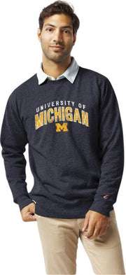 Michigan Wolverines League Heritage Classic Crewneck Sweatshirt