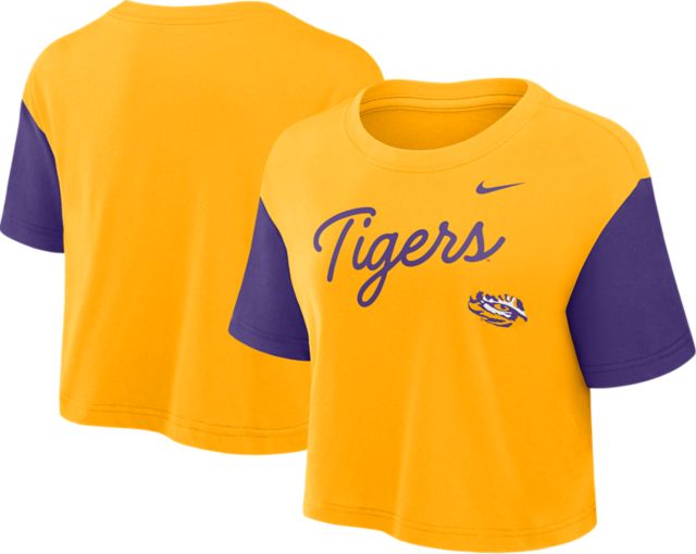 LSU Tigers Nike Women's Crop T-Shirt