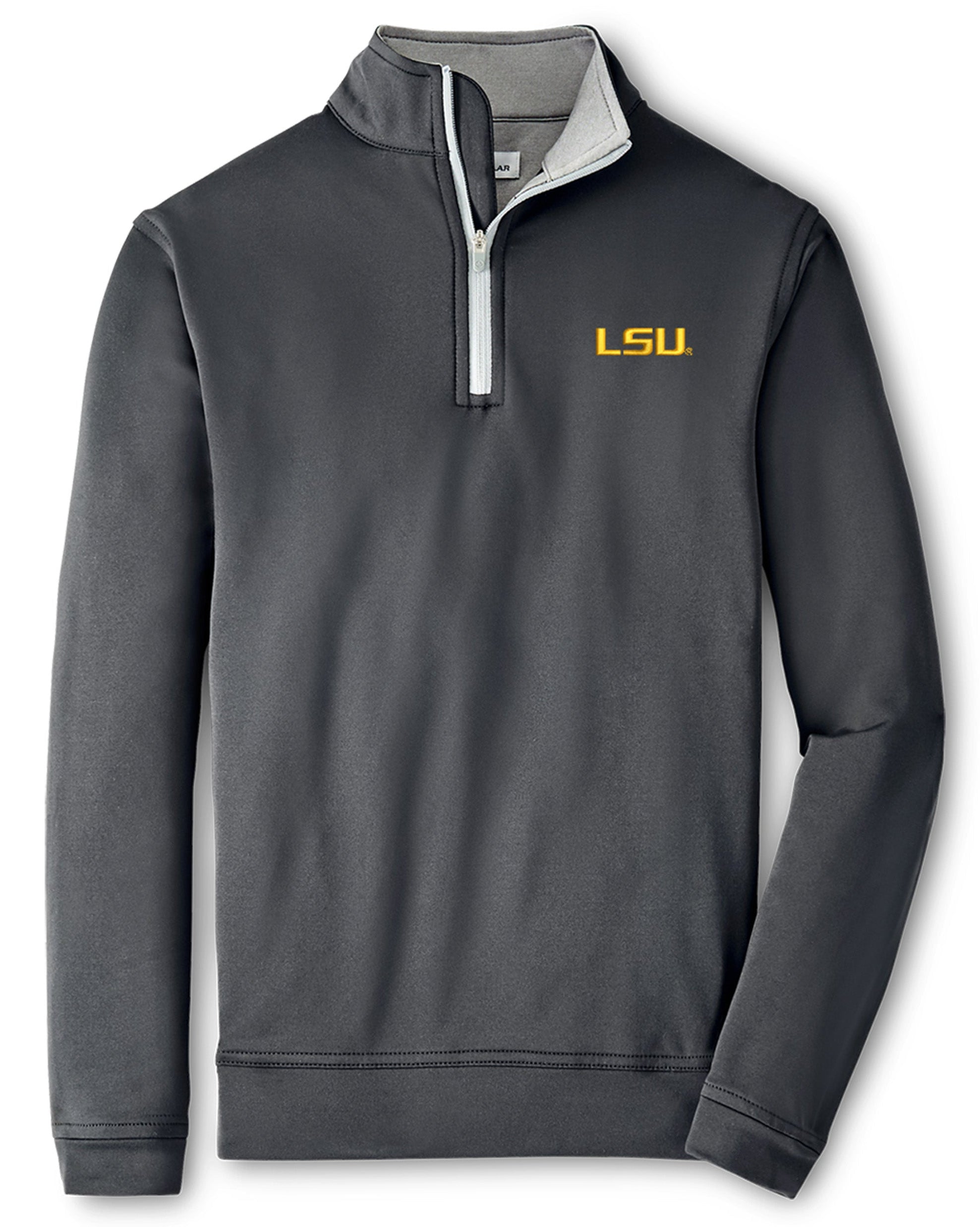 LSU Tigers Peter Millar Youth Perth Performance Quarter Zip