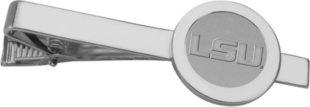 LSU Tigers Silver Tie Bar