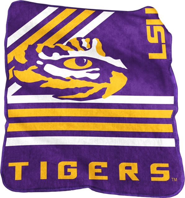 LSU Tigers Raschel Throw