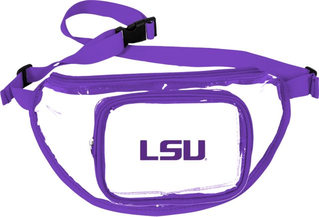 LSU Tigers Clear Fanny Pack