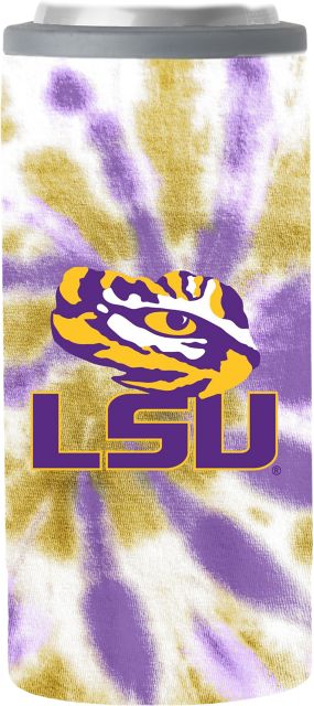 LSU Tigers 12oz Tie Dye Slim Can Coolie