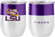 LSU Tigers 16oz Colorblock Stainless Curved Beverage