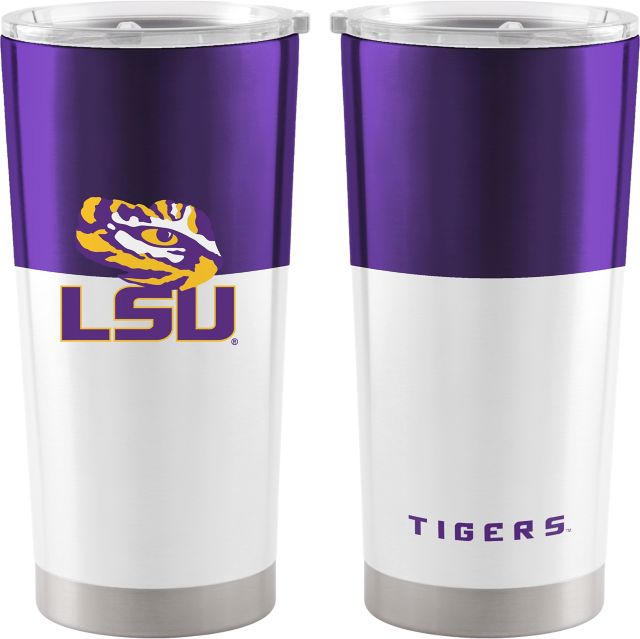 LSU Tigers 20oz Colorblock Stainless Tumbler
