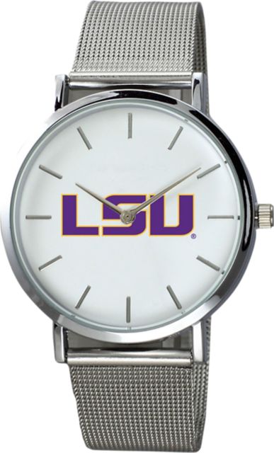 LSU Tigers 40mm Stainless Steel Watch