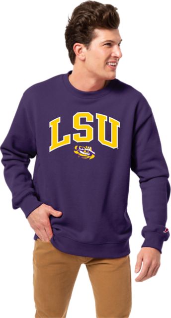 LSU Tigers League Essentials Crewneck Sweatshirt