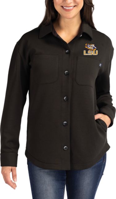 LSU Tigers Roam Eco Knit Women's Shirt Jacket 