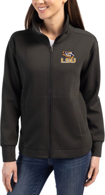 LSU Tigers Cutter & Buck Women's Roam Eco Full-Zip Jacket