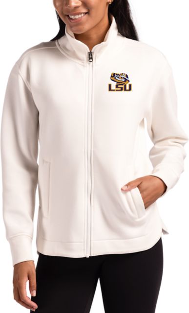 LSU Tigers Cutter & Buck Women's Roam Eco Full-Zip Jacket