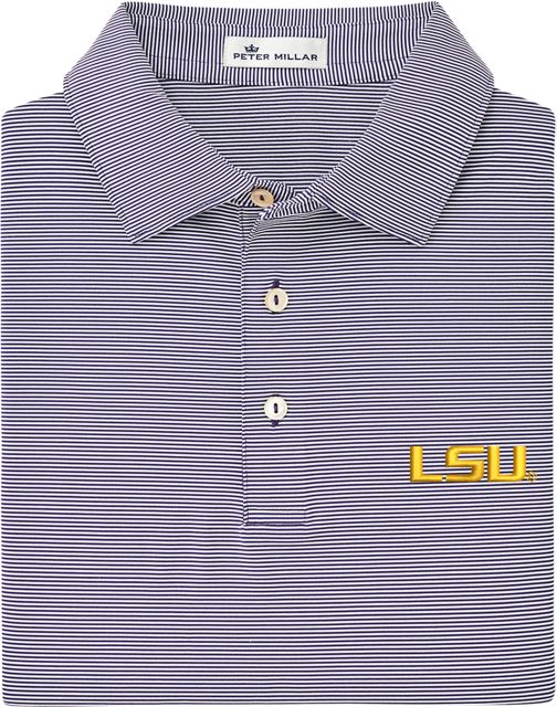 LSU Tigers Stripe Polo