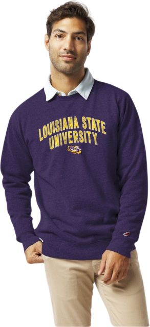 LSU Tigers League Heritage Classic Crewneck Sweatshirt