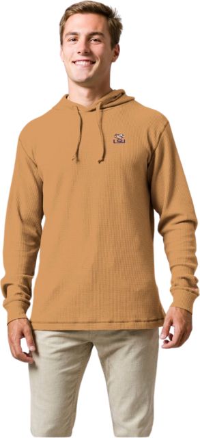 LSU Tigers League Waffle Pullover Hooded Sweatshirt