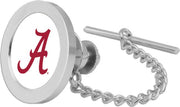 Alabama Crimson Tide CSI Silver Tie Tack/Lapel Pin Gift Boxed With Colored Medallion - ONLINE ONLY