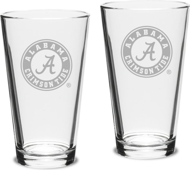 Set of 2 Crystal Mixing Glasses - 16 oz- ONLINE ONLY