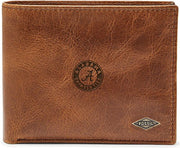 Fossil Leather Ryan RFID Passcase - Dark Brown - ONLINE ONLY
