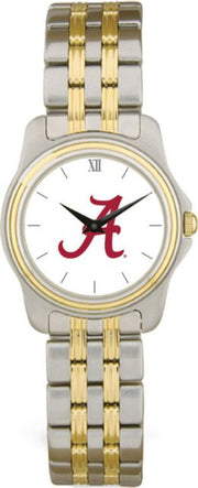 Alabama Crimson Tide CSI Women's Two Tone Wristwatch With Colored Medallion - ONLINE ONLY