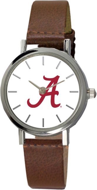 Alabama Crimson Tide 28 mm Ladies Leather Watch