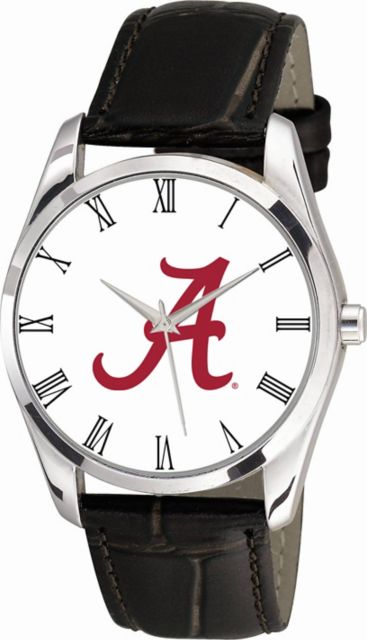 Alabama Crimson Tide 36mm Men's Leather Watch