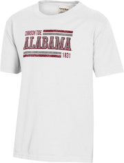 Alabama Crimson Tide Youth Comfort Wash Short Sleeve T-Shirt