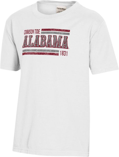 Alabama Crimson Tide Youth Comfort Wash Short Sleeve T-Shirt