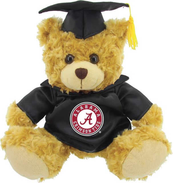 Alabama Crimson Tide 12" Graduation Plush Bear - ONLINE ONLY