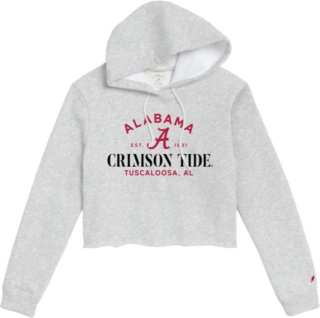 Alabama Crimson Tide Women's Cropped Hooded Sweatshirt