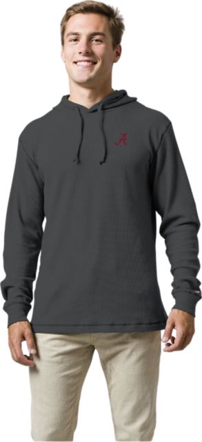 Alabama Crimson Tide Waffle Hooded Sweatshirt