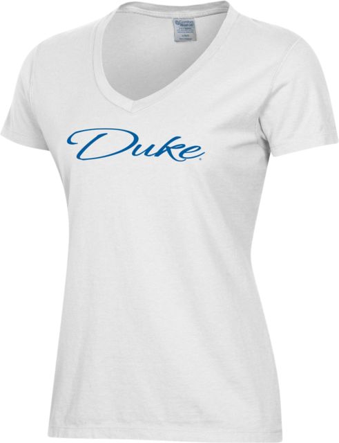 Duke Blue Devils Women's V-Neck Short Sleeve T-Shirt