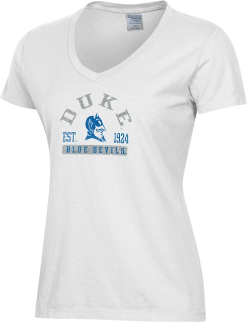 Duke Blue Devils Women's V-Neck Short Sleeve T-Shirt