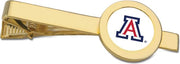 Arizona Wildcats CSI Gold Tie Bar With Colored Medallion - ONLINE ONLY