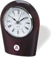 Arizona Wildcats CSI Palm Desk Clock With Colored Medallion - ONLINE ONLY