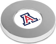 Arizona Wildcats CSI Silver Paperweight (Gift Boxed) With Colored Medallion - ONLINE ONLY