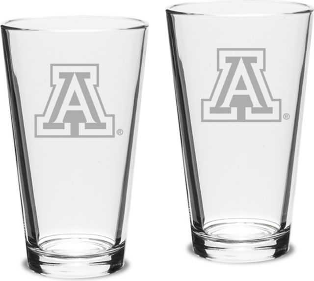 Set of 2 Crystal Mixing Glasses - 16 oz- ONLINE ONLY