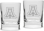 Set of 2 Luigi Bormioli Rounded Square Double Old Fashion Glass - 11.75 oz- ONLINE ONLY