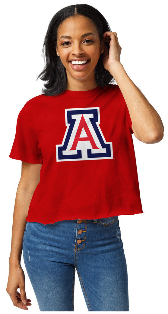 Arizona Wildcats Women's Crop Short Sleeve T-Shirt
