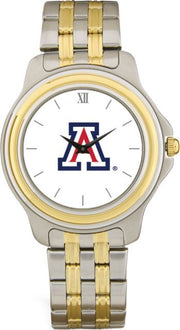 Arizona Wildcats CSI Men's Two-Toned Wristwatch With Colored Medallion - ONLINE ONLY