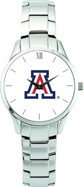 Arizona Wildcats CSI Men's Stainless Steel Wristwatch (Gift Boxed) Color Medallion - ONLINE ONLY