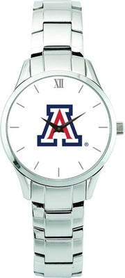 Arizona Wildcats CSI Women's Stainless Steel Wristwatch (Gift Boxed) With Color Medallion - ONLINE ONLY