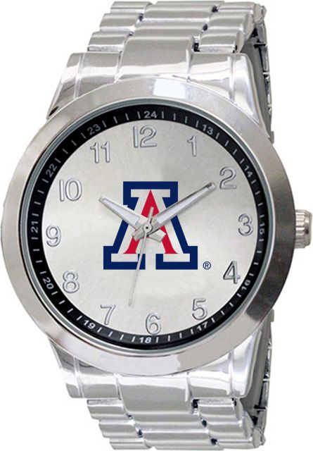 Arizona Wildcats 44mm Men's Stainless Steel Watch