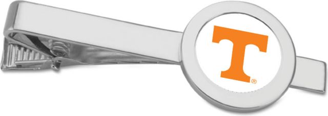 Tennessee Volunteers CSI Silver Tie Bar With Colored Medallion - ONLINE ONLY