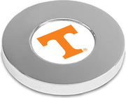 Tennessee Volunteers CSI Silver Paperweight (Gift Boxed) With Colored Medallion - ONLINE ONLY